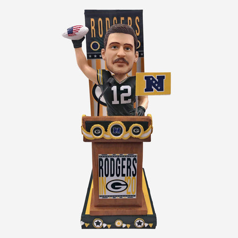 Aaron Rodgers Green Bay Packers Swing Vote Series MLB Bobblehead