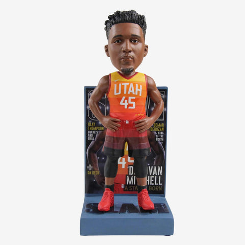 Donovan Mitchell Utah Jazz Slam Magazine Cover Bobblehead NBA