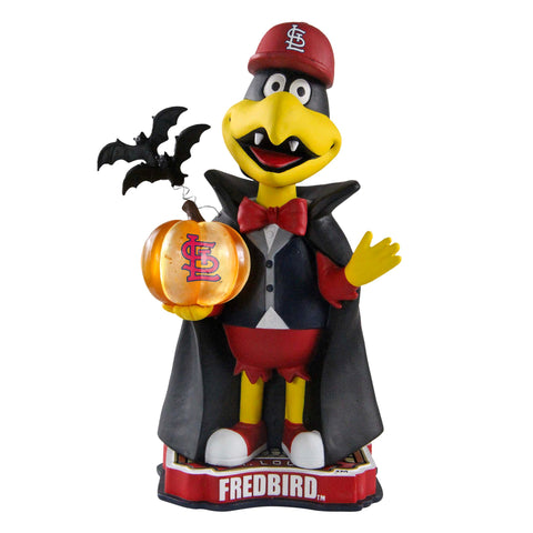 Fredbird St. Louis Cardinals Light-Up Pumpkin Halloween MLB Bobblehead