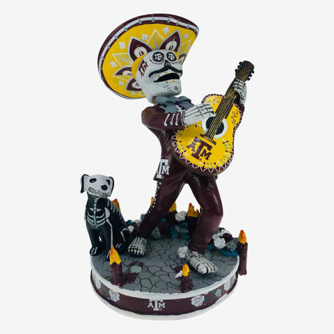 Texas A&M Aggies Day Of The Dead Candle Base Bobblehead NCAA