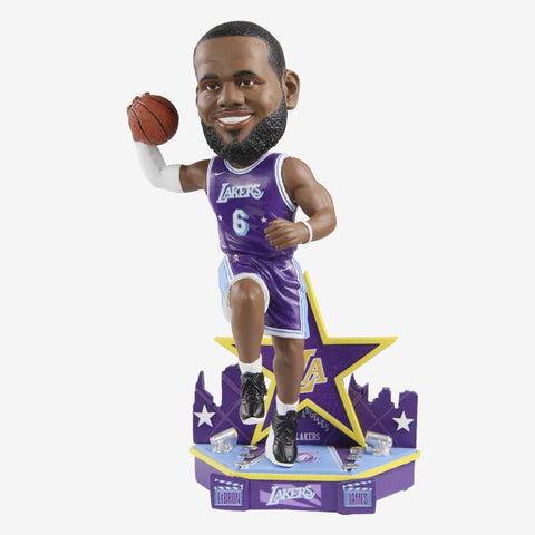 Lebron James Los Angeles Lakers 2022 City Jersey NBA Bobblehead