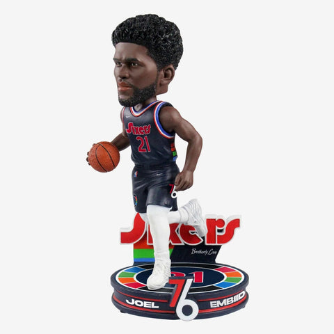 Joel Embiid Philadelphia 76ers 2022 City Jersey NBA Bobblehead