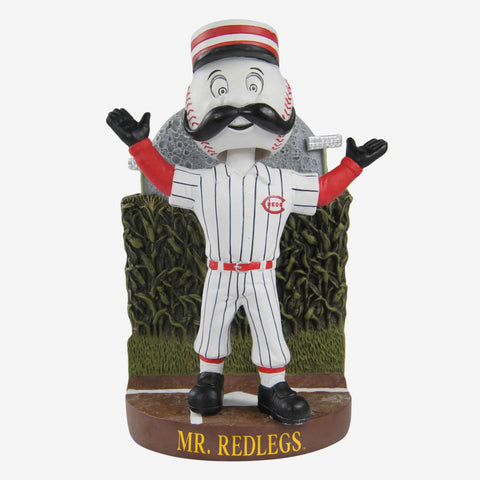 Mr. Redlegs Cincinnati Reds 2022 Dyersville Cornfield MLB Baseball Bobblehead