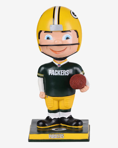 Green Bay Packers Retro Vintage NFL Football Bobblehead