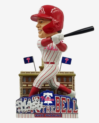 Rhys Hoskins Philadelphia Phillies Smash The Bell Broad Street MLB Bobblehead