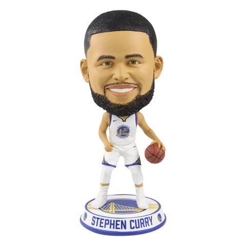 Steph Curry Golden State Warriors Home Jersey Bighead NBA Basketball Bobblehead