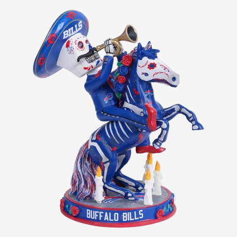 Buffalo Bills Calavera NFL Football Bobblehead