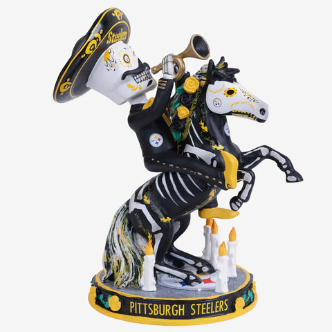 Pittsburgh Steelers Calavera NFL Football Bobblehead