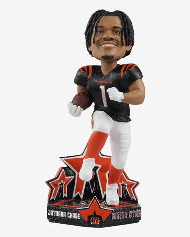 Ja'Marr Chase Cincinnati Bengals Rising Star NFL Football Bobblehead