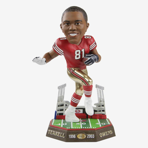 Terrell Owens San Francisco 49ers Retired Pro Gate Series Bobblehead NFL