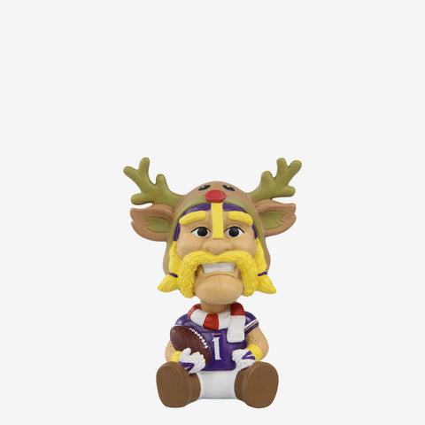Viktor The Viking Minnesota Vikings Christmas Bobble Bro Mini Bobblehead NFL