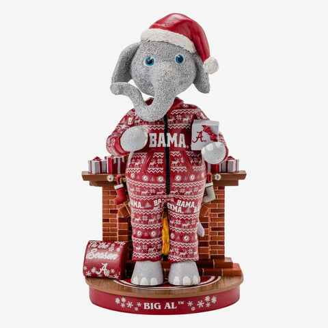 Big Al Alabama Crimson Tide Holiday Mascot NCAA College Bobblehead