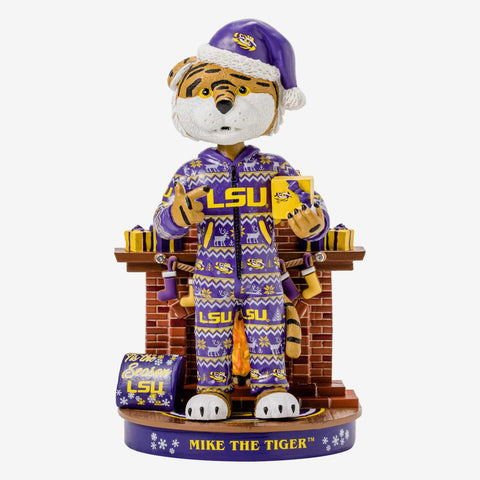 Mike The Tiger LSU Tigers Holiday Mascot NCAA College Bobblehead