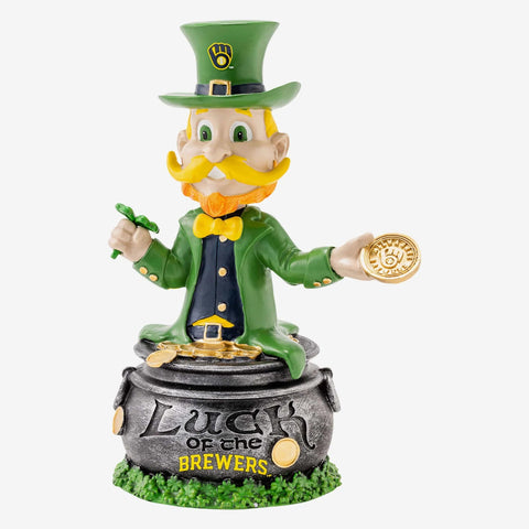 Bernie Brewer Milwaukee Brewers 2023 Saint Patrick's Day MLB Bobblehead