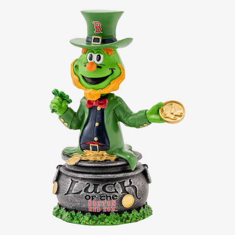 Wally The Green Monster Boston Red Sox 2023 Saint Patrick's Day MLB Bobblehead