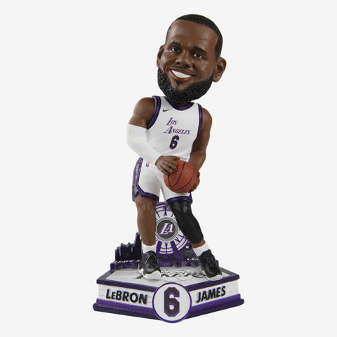 Lebron James Los Angeles Lakers 2023 City Jersey NBA Bobblehead