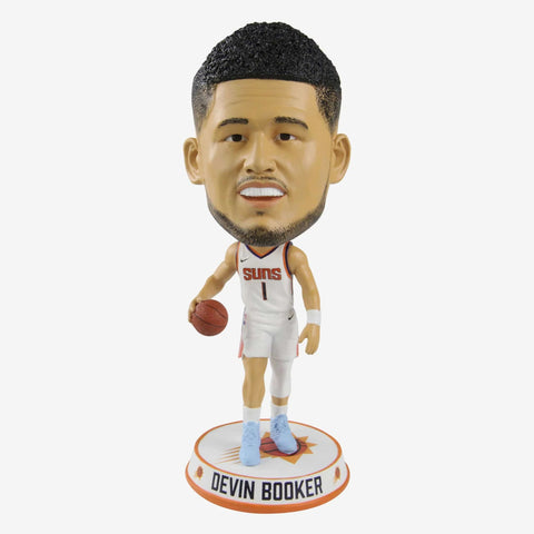 Devin Booker Phoenix Suns 2023 Home Jersey Bighead NBA Bobblehead