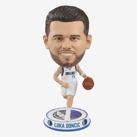 Luka Doncic Dallas Mavericks 2023 Home Jersey Bighead NBA Basketball Bobblehead