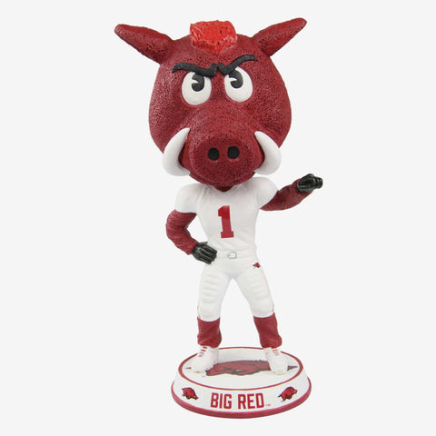 Big Red Arkansas Razorbacks Home Jersey Bighead NCAA College Bobblehead