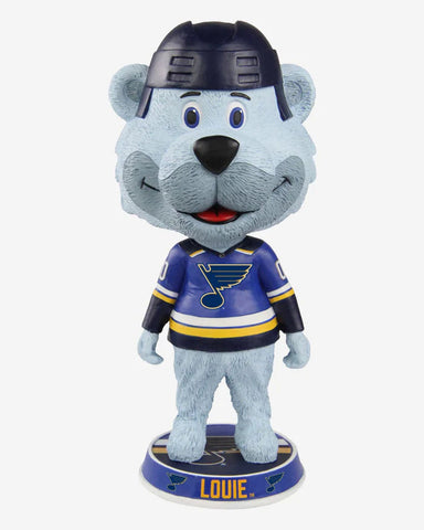 Louie St. Louis Blues 2023 Home Jersey Bighead NHL Bobblehead