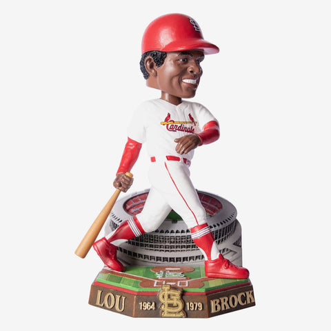 Lou Brock St. Louis Cardinals Retired Pro Gate Series MLB Bobblehead