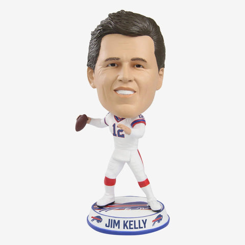 Jim Kelly Buffalo Bills 2023 Away Jersey Bighead NFL Football Bobblehead