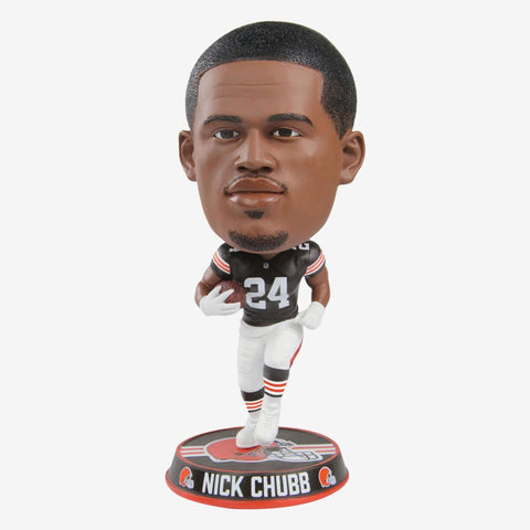 Nick Chubb Cleveland Browns 2023 Home Jersey Bighead NFL Bobblehead