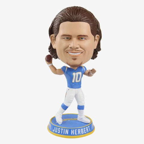 Justin Herbert Los Angeles Chargers Home Jersey Bighead NFL Football Bobblehead