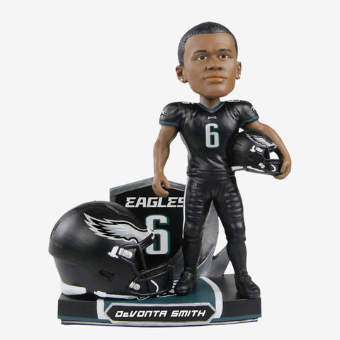 Devonta Smith Philadelphia Eagles 2022 Alternate Helmet NFL Bobblehead