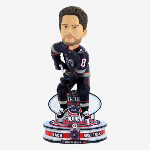 Zach Werenski Columbus Blue Jackets 2025 NHL Stadium Series Bobblehead NHL