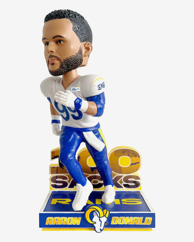 Aaron Donald St. Louis Rams 100 Sacks NFL Bobblehead