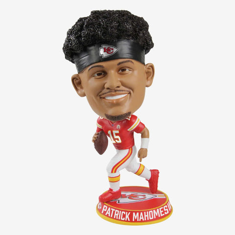 Patrick Mahomes Kansas City Chiefs Color Rush Jersey Variant Bighead Bobblehead