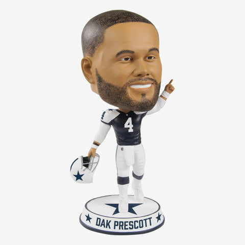 Dak Prescott Dallas Cowboys Retro Uniform Bighead NFL Football Bobblehead