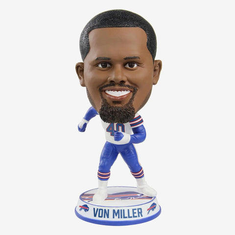 Von Miller Buffalo Bills Away Jersey Bighead NFL Football Bobblehead