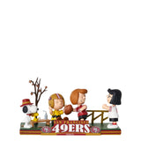 Peanuts Gang NFL Football Field Mini Bobble Scene Bobblehea