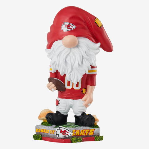 Kansas City Chiefs Gnome NFL Football Bobblehead