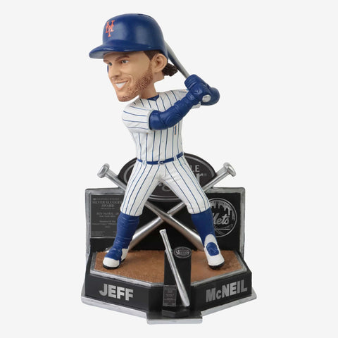 Jeff McNeil New York Mets 2022 Silver Slugger MLB Baseball Bobblehead
