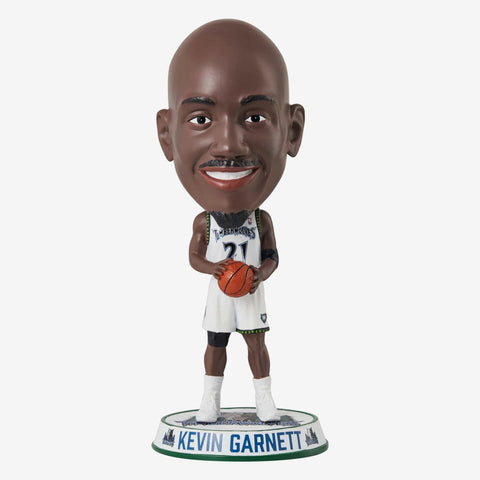 Kevin Garnett Minnesota Timberwolves Home Jersey Bighead NBA Bobblehead