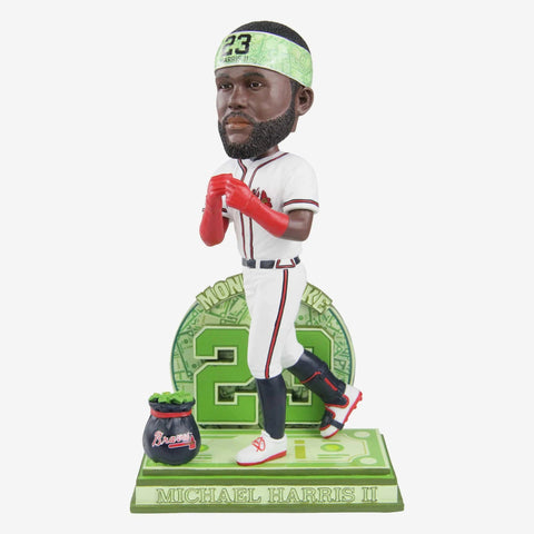 Michael Harris II Atlanta Braves Money Mike MLB Baseball Bobblehead