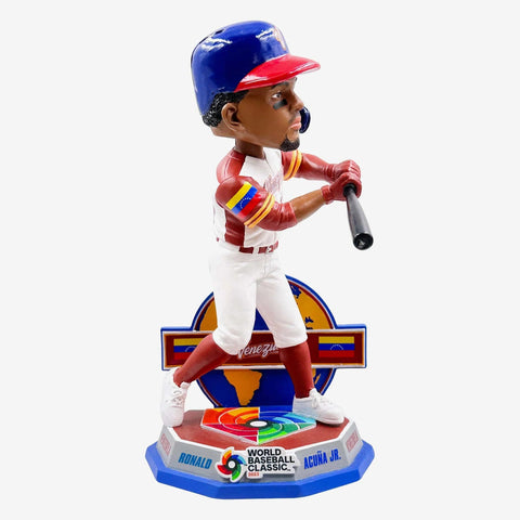Ronald Acuna Jr. Venezuela 2023 WBC Alternate Uniform Bobblehead