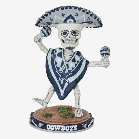 Calavera Dallas Cowboys Glow In The Dark NFL Football Bobblehead