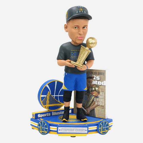 Stephen Curry Golden State Warriors Sports Illustrated Cover NBA Basketball Bobblehead