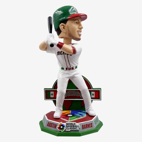 Austin Barnes Mexico 2023 World Baseball Classic Home Uniform MLB Bobblehead