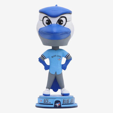 Ace Toronto Blue Jays Powder Blue Uniform Mascot Spinner Bighead MLB Bobblehead
