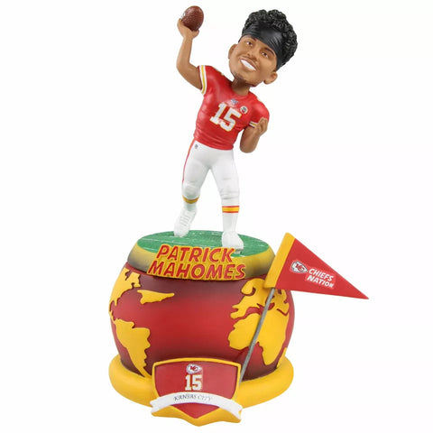 Patrick Mahomes Kansas City Chiefs Spinner Bighead NFL Football Bobblehead