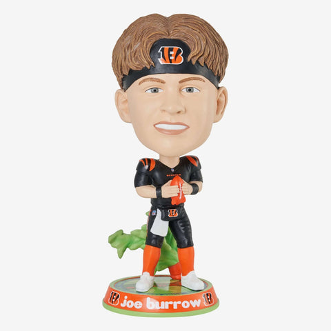 Joe Burrow Cincinnati Bengals Nickelodeon Glow In The Dark Bighead NFL Bobblehead