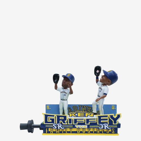 Ken Griffey Sr. & Jr. Seattle Mariners Father And Son Slider Dual MLB Bobblehead