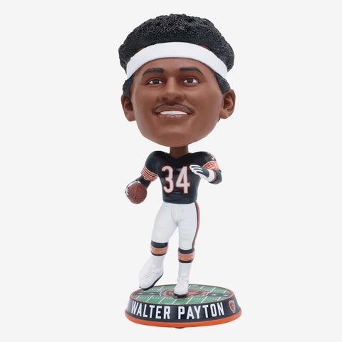 Walter Payton Chicago Bears Field Stripe Bighead NFL Football Bobblehead