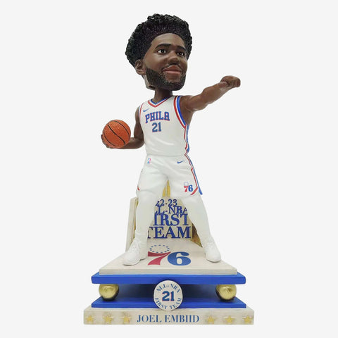 Joel Embiid Philadelphia 76ers 2023 All-NBA First Team NBA Basketball Bobblehead
