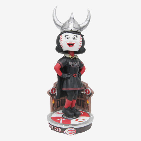 Rosie Red Cincinnati Reds City Connect Viking Hat Home Run Celebration MLB Bobblehead